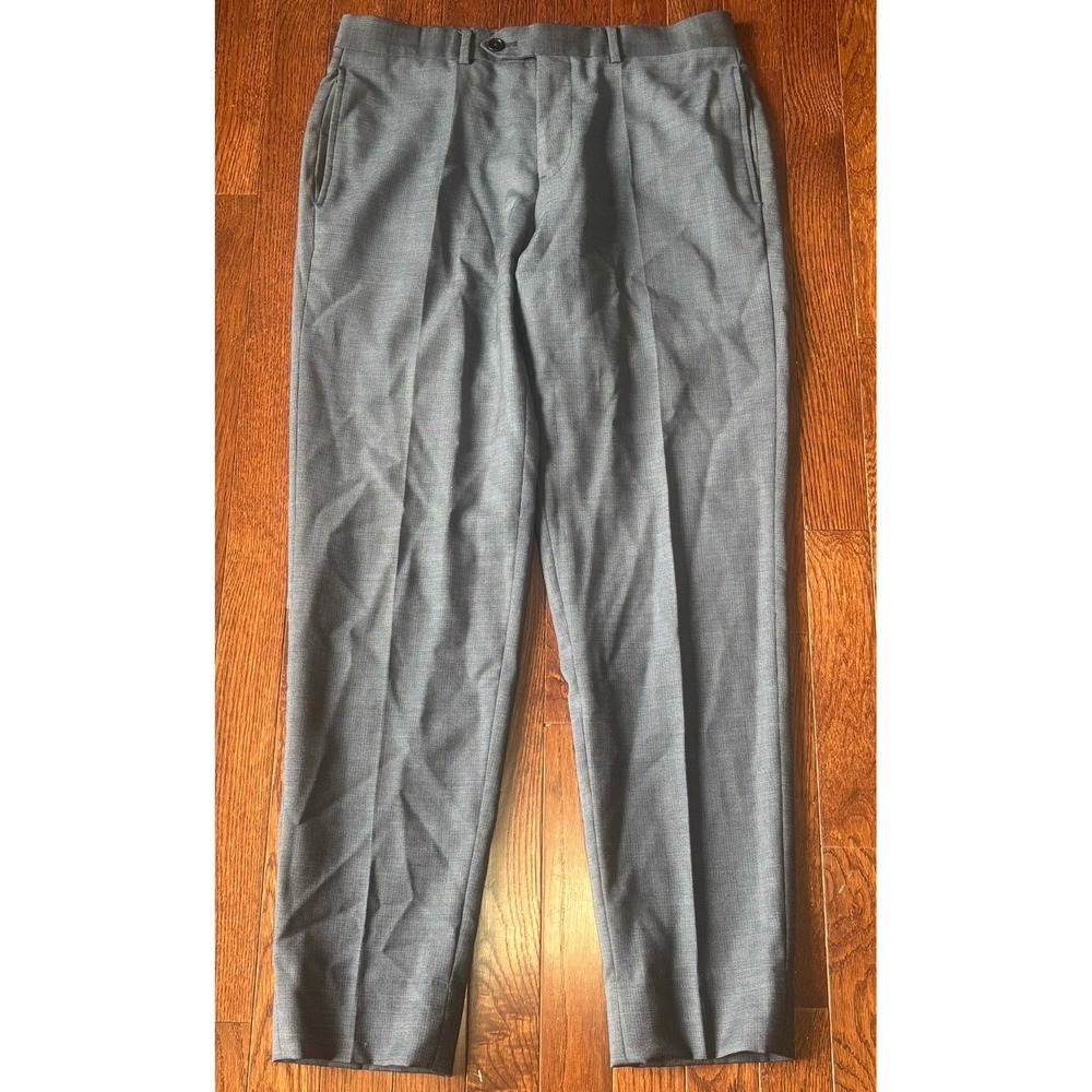 Brooks Brothers Pants Mens 32x30 Blue Wool Regent‎ Fit Dress Flat Front